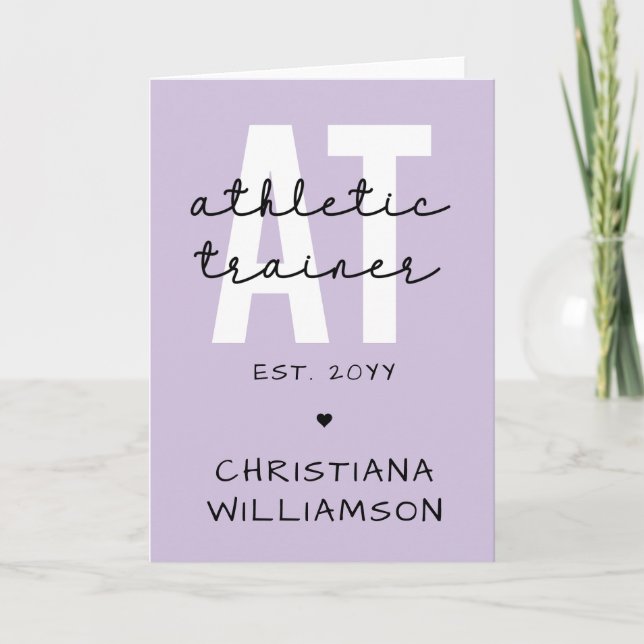 Carte Entraîneur sportif sur mesure à l'entraînement spo (Devant)