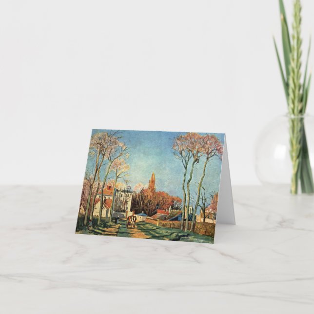 Carte Entrée Camille Pissarro Village des Voisins (Devant)