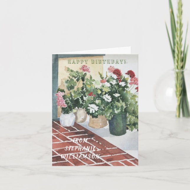 Carte Entreprise Anniversaire (Devant)