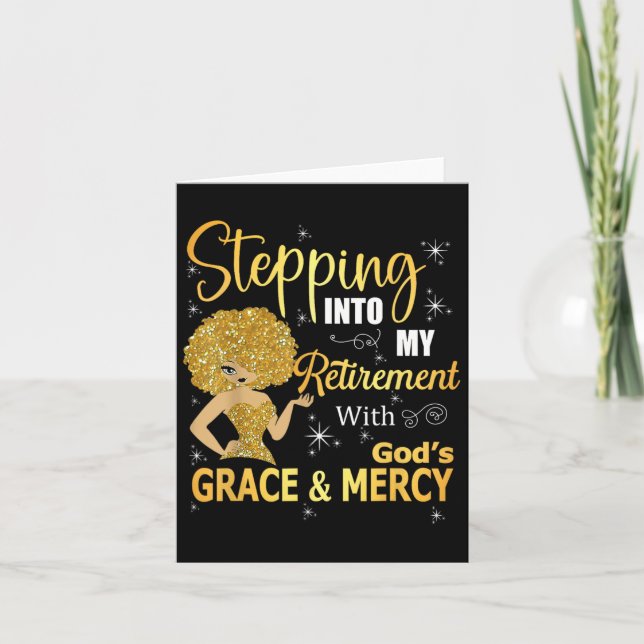 Carte Entrer dans ma retraite avec la grâce et M de Dieu (Devant)
