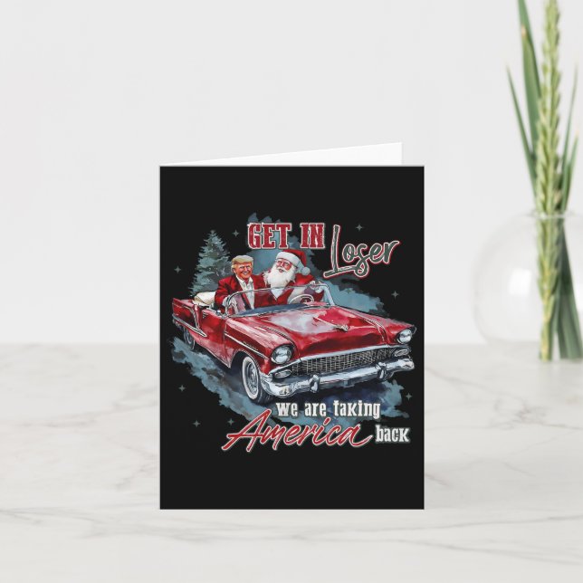 Carte Entrez les perdants, nous reprenons l'Amérique Hum (Devant)