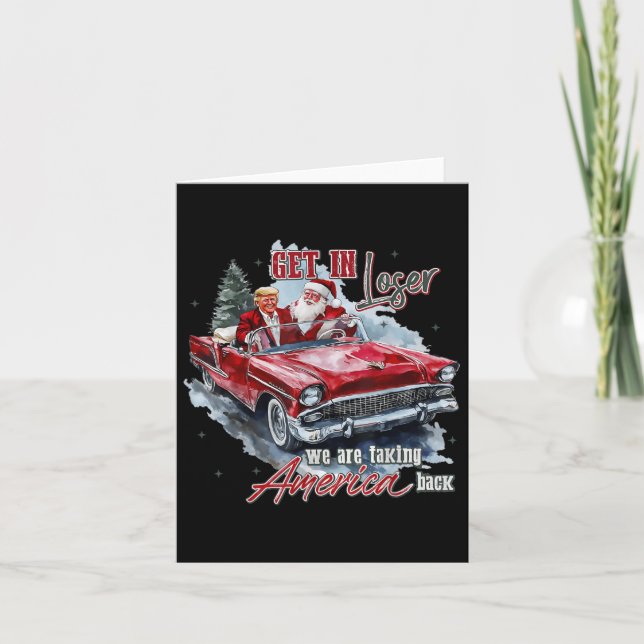 Carte Entrez les perdants nous reprenons l'Amérique Trum (Devant)