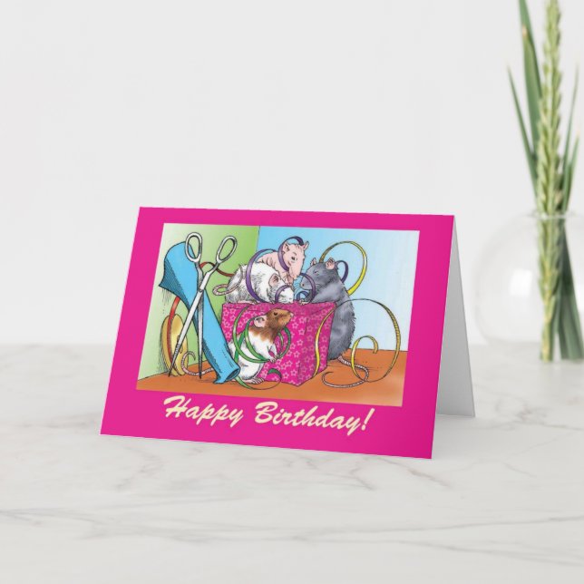 Carte Enveloppe cadeau Anniversaire (Devant)