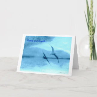 Carte Envoi de bonnes pensées