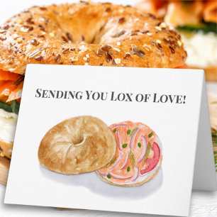 Carte Envoi de Lox of Love Bagels Saumon de fumée