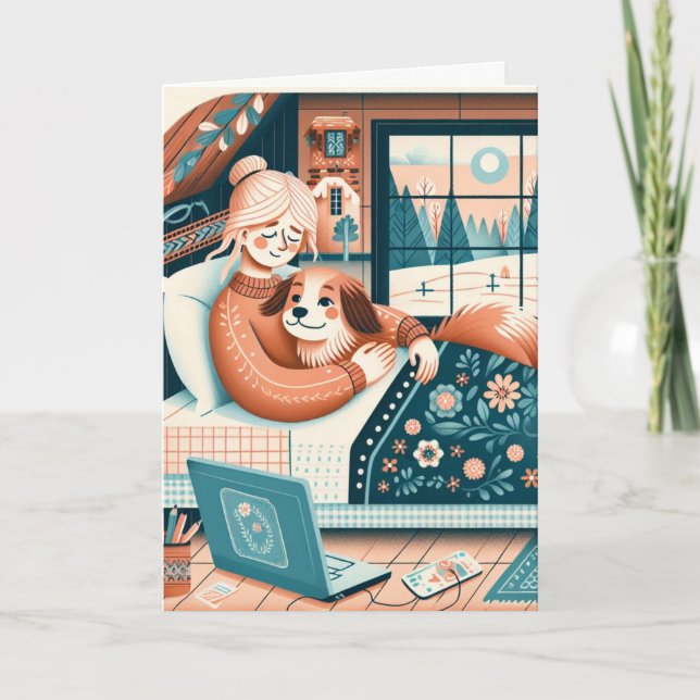 Carte Envoi d'énergie de guérison (Devant)