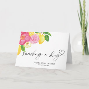 Carte Envoi d'une énorme quarantaine Mlle Vous socialeme