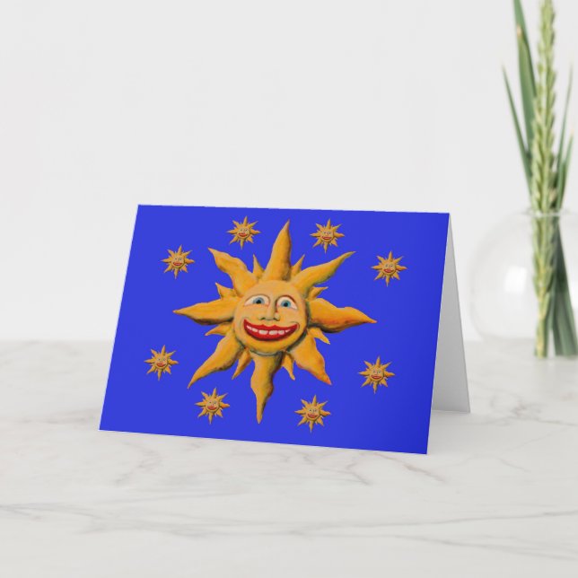 Carte Envoyer un peu de soleil (Devant)