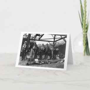 Carte Épargne-vie de la mine de charbon, 1910