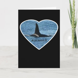 Carte Épaulard de la Côte Ouest Aquarius Personnalisable