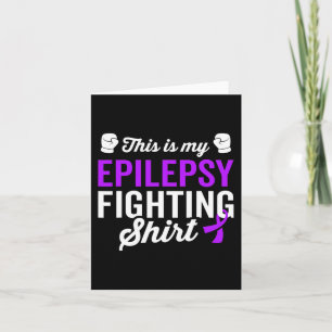 Carte Epilepsie Guerrier Survivant Sensibilisation Obten