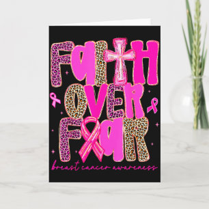 Carte Épingle de sensibilisation au cancer du sein Faith