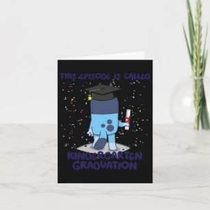 Carte Episode S'Appelle Maternelle Graduation Cute Kid