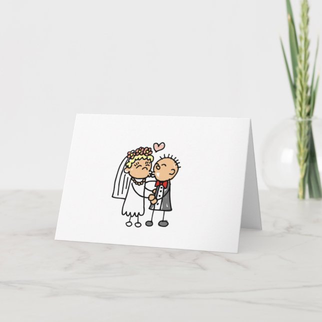 Carte Épouse et chambre déclarent l'amour (Devant)