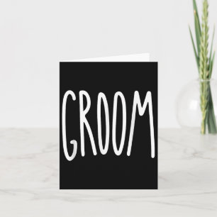 Carte Épouse Mariage Groom Mens