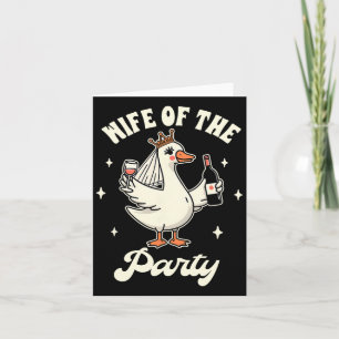 Carte Épouse Pour Être Un Mariage Silly Goose Boire Épou