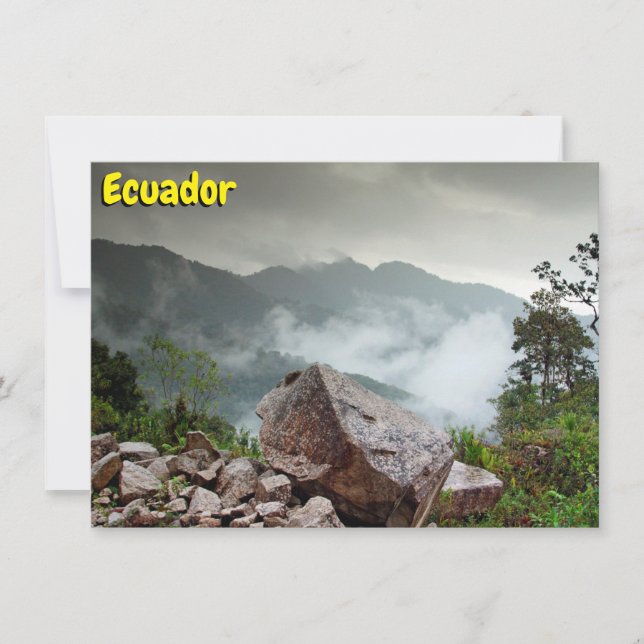 Carte Équateur (Devant)