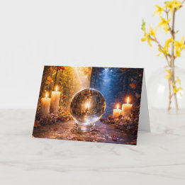 Carte Équinoxe d'automne Mabon avec équilibre du jour et