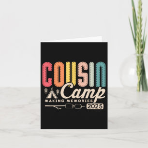 Carte Équipage de camp de cousins 2025 Création de souve
