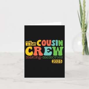 Carte Équipage de cousins 2025 Création de souvenirs Vac
