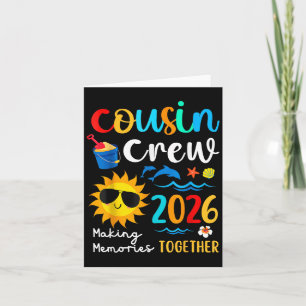 Carte Équipage de Cousins 2026 Créer des Souvenirs Vacan