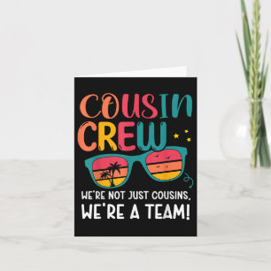 Carte Équipage de Cousins Rassemblement de Famille 2025 