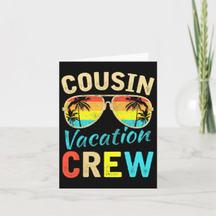 Carte Équipage de Cousins Vacances en Famille Vacances d