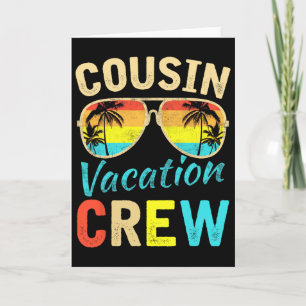 Carte Équipage de cousins Vacances en famille Vacances d