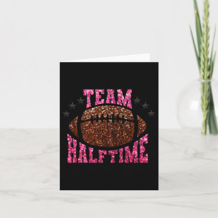 Carte Équipe à mi-temps Super Américain Football Day Gro