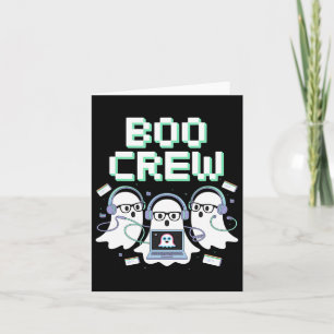 Carte Équipe Boo Halloween Informatique Assistance Techn