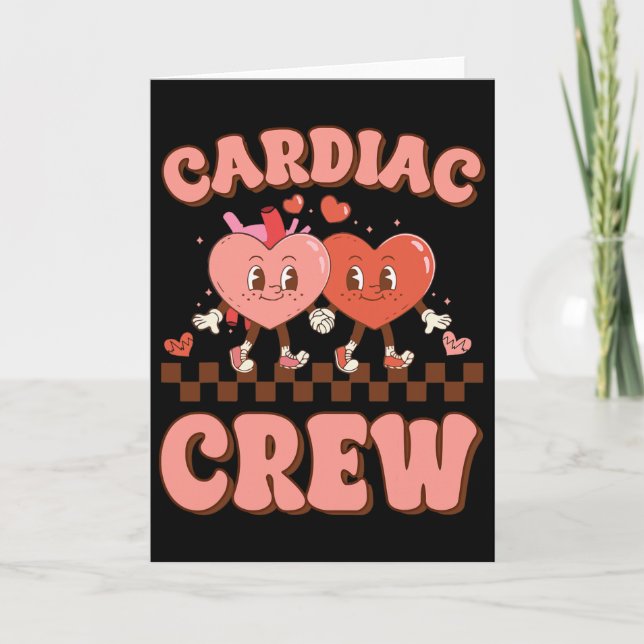 Carte Équipe cardiaque Infirmière cardiaque Écho Tech Jo (Devant)