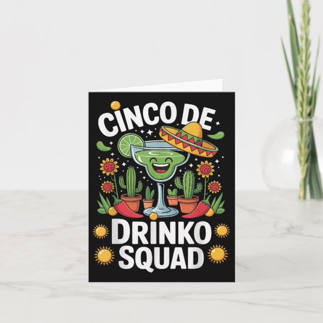 Carte Équipe Cinco De Drinko (Devant)