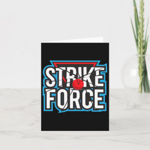 Carte Équipe cool de Bowling Force de Bowling
