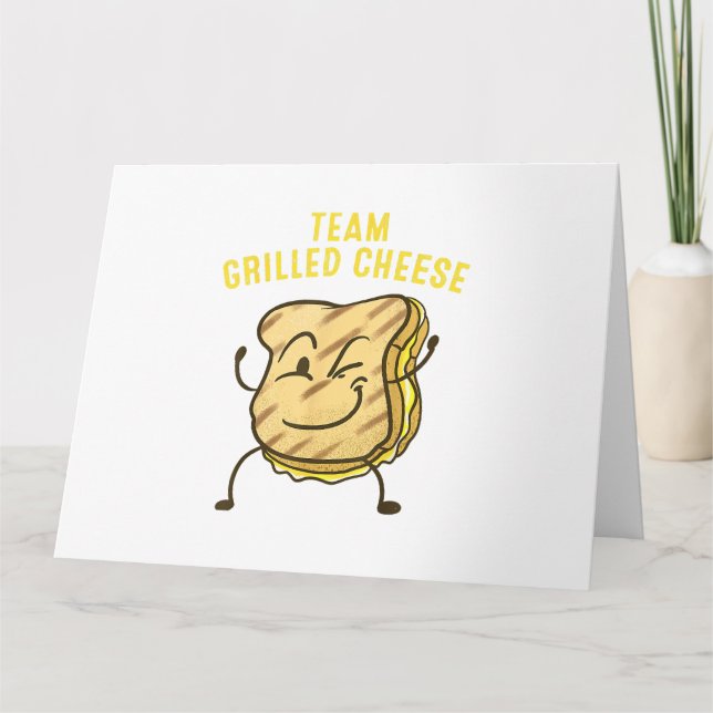 Carte Équipe cool Fromage Grillé Cadeau Drôle Squad Toas (Devant)