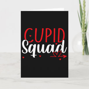 Carte Équipe Cupidon Cœurs Saint-Valentin Cupidons Coupl