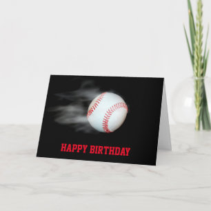 Carte Équipe de baseball Lance La Balle Joueur de baseba