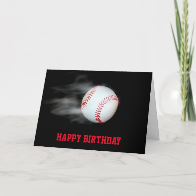 Carte Équipe de baseball Lance La Balle Joueur de baseba (Devant)