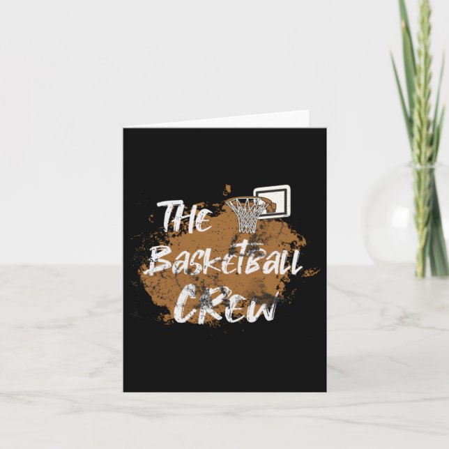 Carte Équipe de basket-ball (Devant)