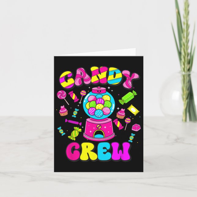 Carte Équipe de bonbons Sucette Candy Land Équipe de bon (Devant)