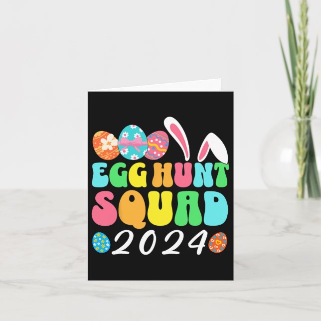 Carte Équipe de chasse aux oeufs 2024 Équipe de chasse a (Devant)