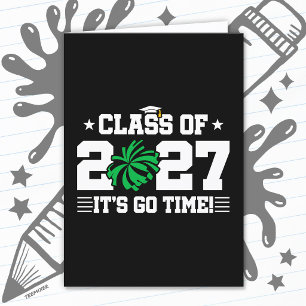 Carte Équipe de Cheerleading, Graduation, C'est Parti, C