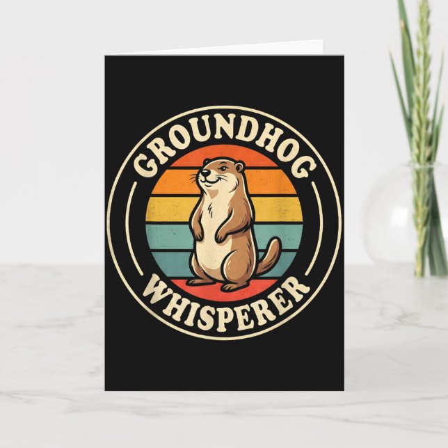 Carte Équipe de chuchoteur de marmotte Shadow Cool Groun (Devant)