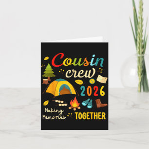 Carte équipe de cousins 2026 créant des souvenirs voyage