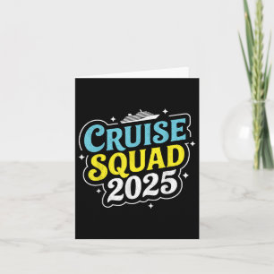 Carte Équipe de croisière 2025 Groupe de famille jumelée