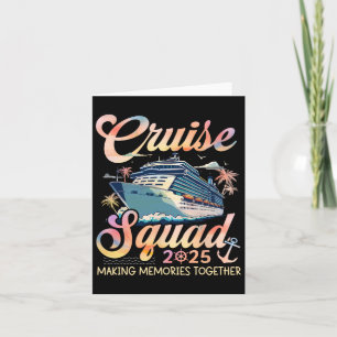 Carte Équipe de croisière 2025 Groupe familial correspon