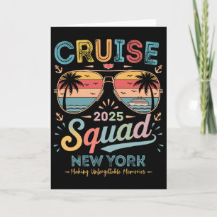 Carte Équipe de croisière 2025 Groupe familial de New Yo