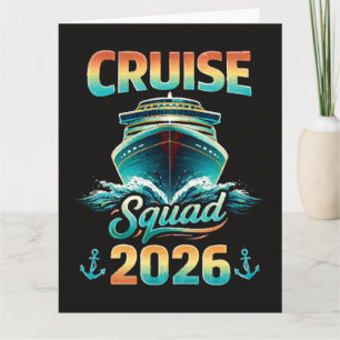 Carte Équipe de croisière 2026 – Vacances d'été