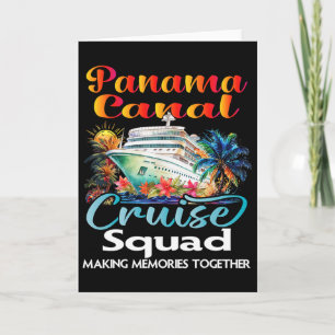 Carte Équipe de croisière du canal de Panama 2025 Famill