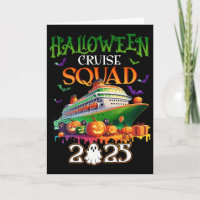 Équipe de croisière effrayante Halloween 2025 Équi