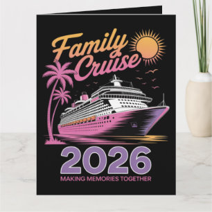 Carte Équipe de Croisière Familiale 2026 Voyage Correspo